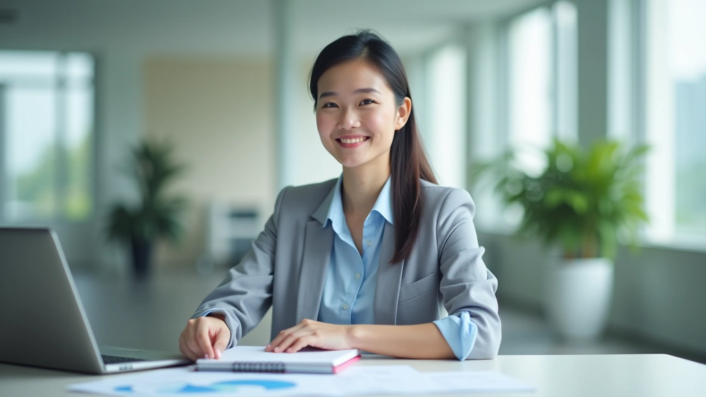Working professional reviewing financial goals